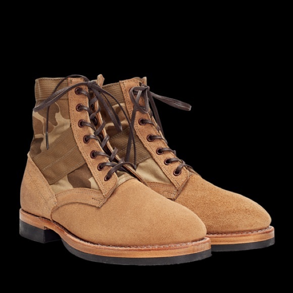 Ralph Lauren - Camo Canvas Boots - Picture 1 of 6